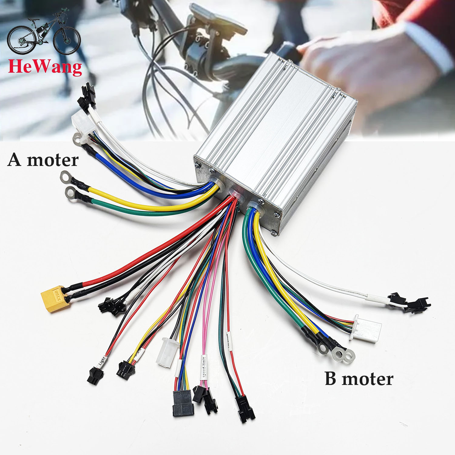 72V 45A Dual Controller - ตัวควบคุม BLDC 36V 48V 52V 60V