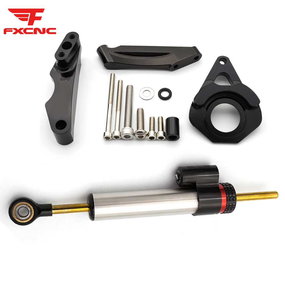 สําหรับ Suzuki GSXR600 750 K4  - Steering Damper Stabilizer Kit Cnc บทวิจารณ์และราคา