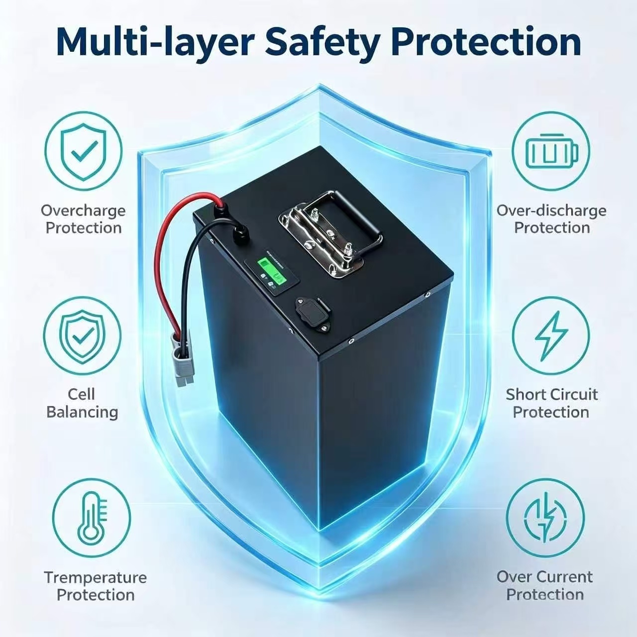 แบตเตอรี่ลิเธียมไอออน 20S 72V  - 72V 30Ah Lifepo4 Battery Pack บทวิจารณ์และราคา