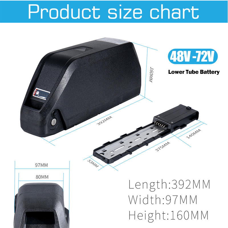 แบตเตอรี่จักรยานไฟฟ้า 52V 50AH - 60V 30Ah 21700 Battery Pack บทวิจารณ์และราคา