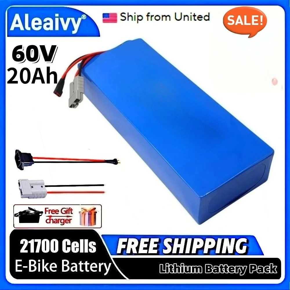 16S6P Aleaivy 60V 20Ah แบตเตอร - 60V 30Ah 21700 Battery Pack บทวิจารณ์และราคา
