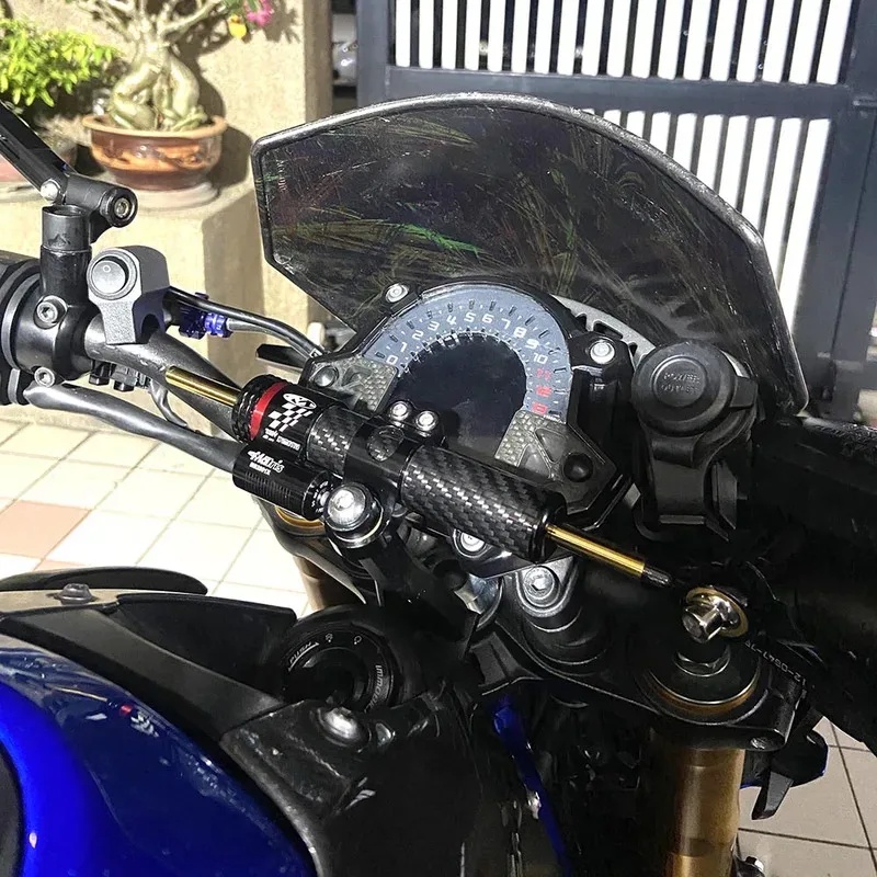 ตัวกันสั่นพวงมาลัยคาร์บอนไฟเบอ - Steering Damper Stabilizer Kit Cnc บทวิจารณ์และราคา